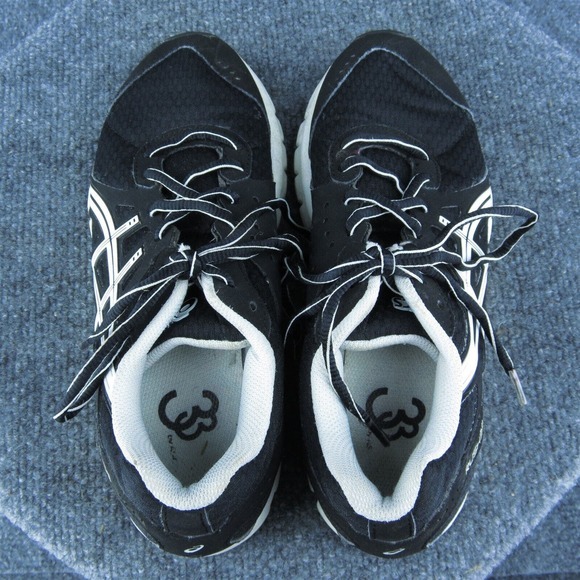 ASICS Rush33 Women Sneaker Shoes Black Synthetic Lace Up Size 7 Medium - Picture 6 of 10